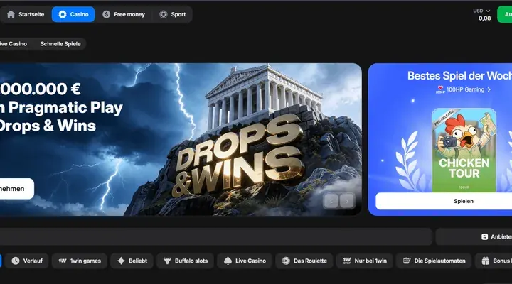 Bono de bienvenida y giros gratis de 1win Casino