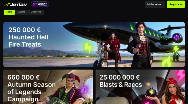Bono de bienvenida y giros gratis de Jetton Casino